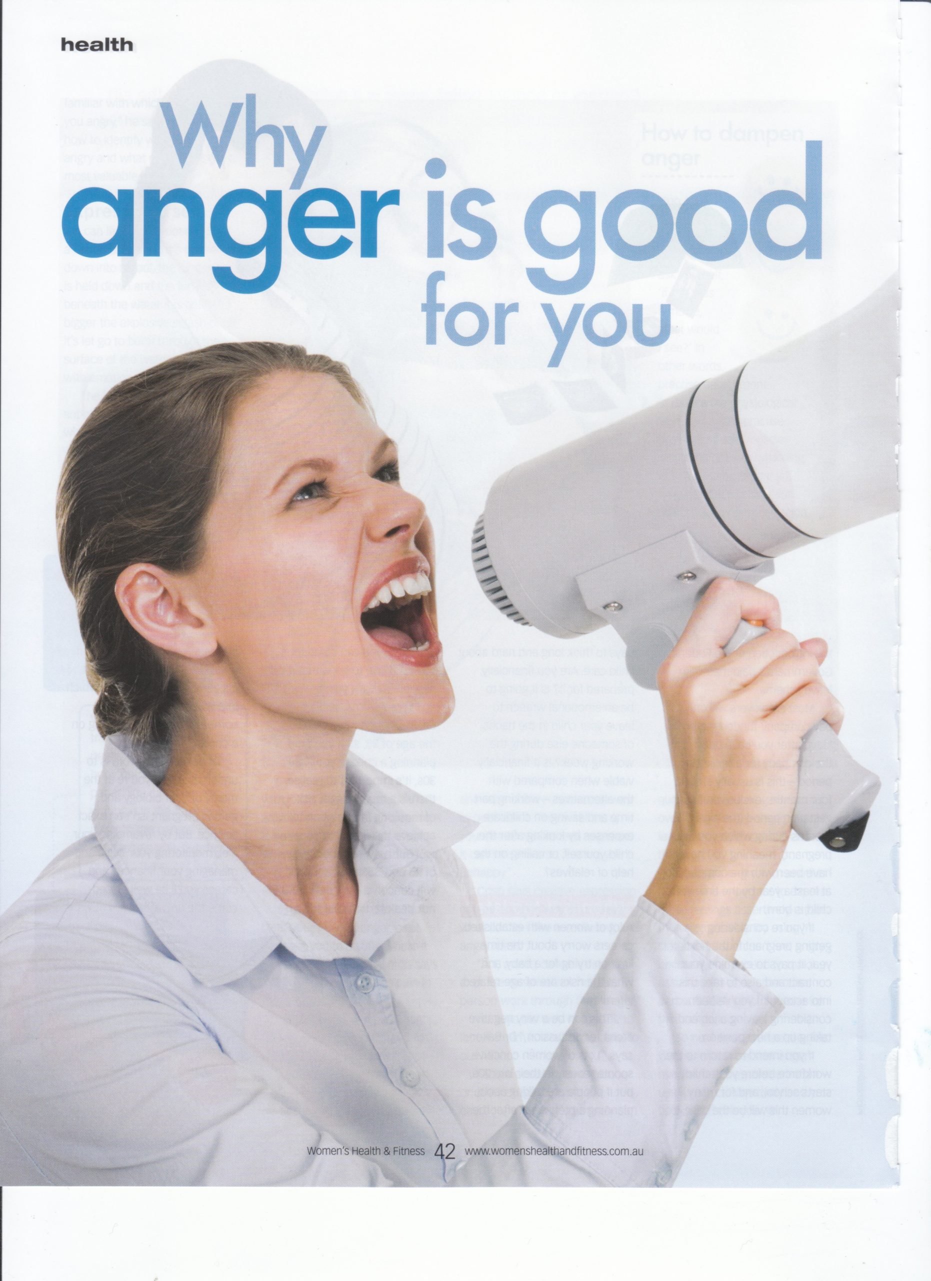  Is Anger Good For You Women s Health And Fitness 2008 Getting Naked